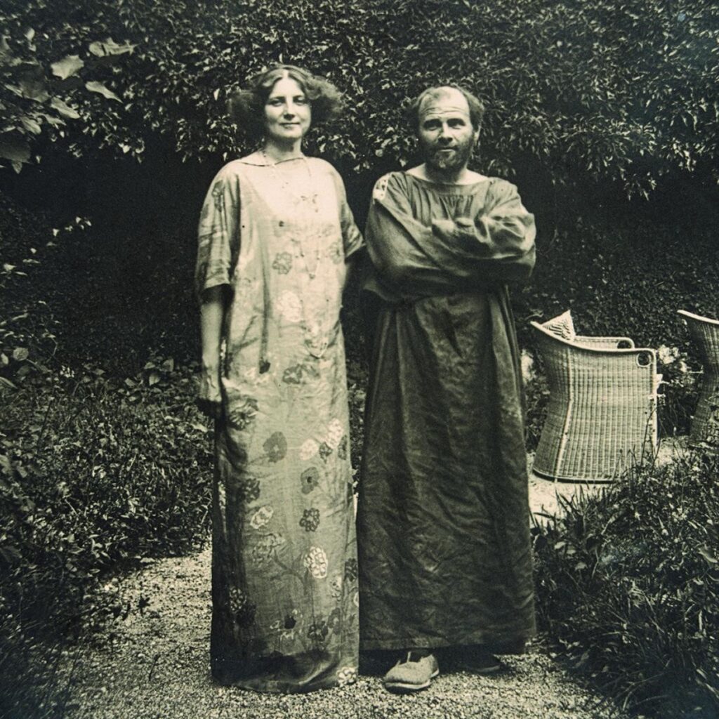 Gustav Klimt und seine Muse Emilie Flöge